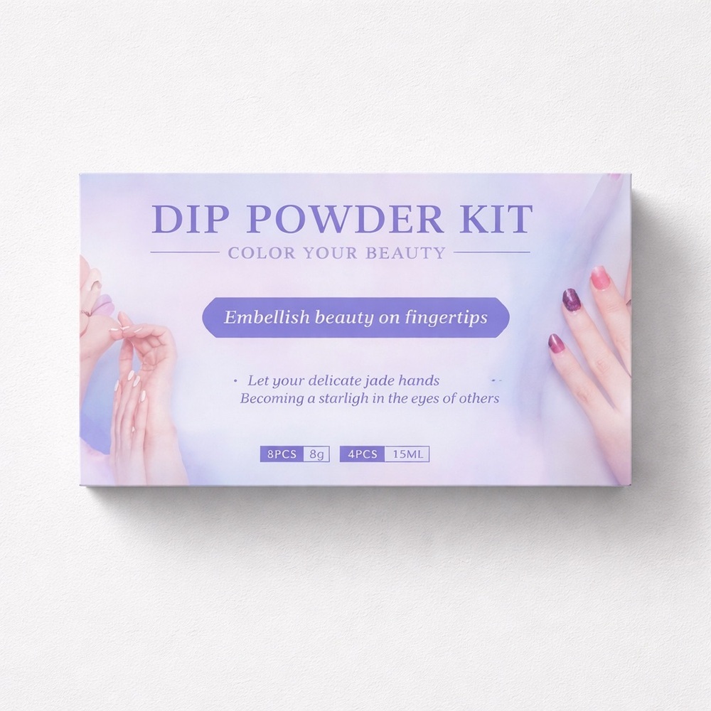 NEW Dip Powder‎ Kit with Colorful Nail Options